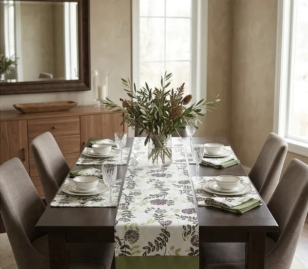 Cotton_Floral_Printed_Green_Table_Runner_With_Place_Mat_and_Napkin-Dining_&_Center_Table_for_Decoration_and_Party