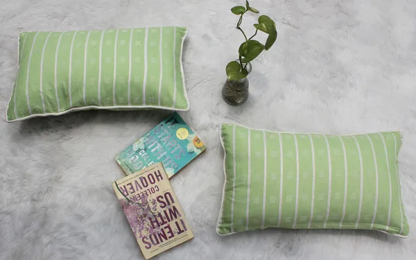 Pack_of_2_Piece_Cotton_Lime_Green_Check_Reflection_Collection_Cushion_&_Pillow_Cover-for_Living_Room_and_Bedroom