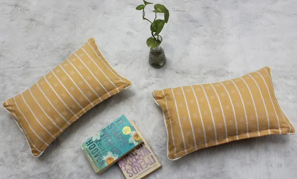 Pack_of_2_Piece_Cotton_Rubber_Yellow_Check_Reflection_Collection_Cushion_&_Pillow_Cover-for_Living_Room_and_Bedroom