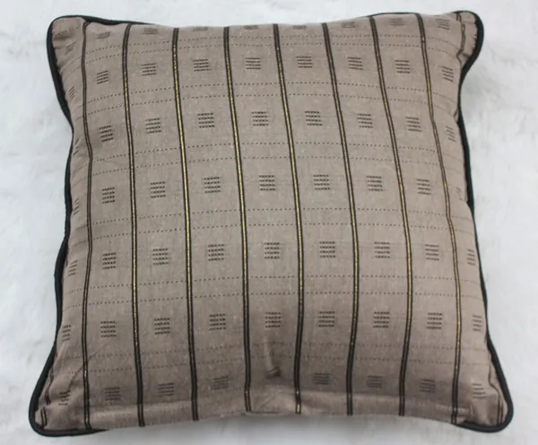 Pack_of_2_Piece_Cotton_Taupe_Brown_Check_Reflection_Collection_Cushion_&_Pillow_Cover-for_Living_Room_and_Bedroom