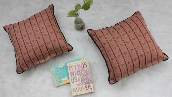 Pack_of_2_Piece_Cotton_Copper_Red_Check_Reflection_Collection_Cushion_&_Pillow_Cover-for_Living_Room_and_Bedroom