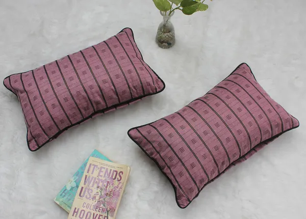 Pack_of_2_Piece_Cotton_Voila_Purple_Check_Reflection_Collection_Cushion_&_Pillow_Cover-for_Living_Room_and_Bedroom