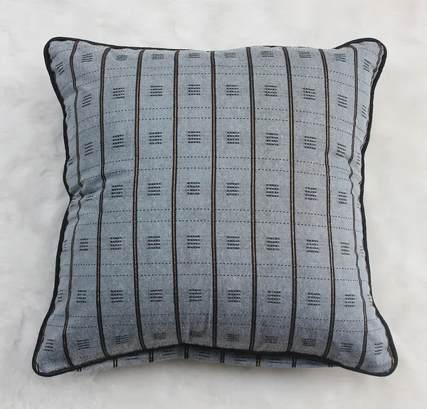 Pack_of_2_Piece_Cotton_Steel_Grey_Check_Reflection_Collection_Cushion_&_Pillow_Cover-for_Living_Room_and_Bedroom