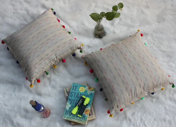 Pack_of_2_Piece_Cotton_Beige_Sprinkles_Multicolour_PomPom_Collection_Cushion_&_Pillow_Cover-for_Living_Room_and_Bedroom