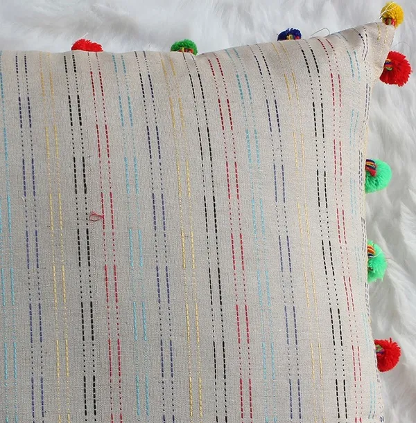 Pack_of_2_Piece_Cotton_Beige_Sprinkles_Multicolour_PomPom_Collection_Cushion_&_Pillow_Cover-for_Living_Room_and_Bedroom