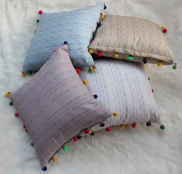 Pack_of_2_Piece_Cotton_Beige_Sprinkles_Multicolour_PomPom_Collection_Cushion_&_Pillow_Cover-for_Living_Room_and_Bedroom