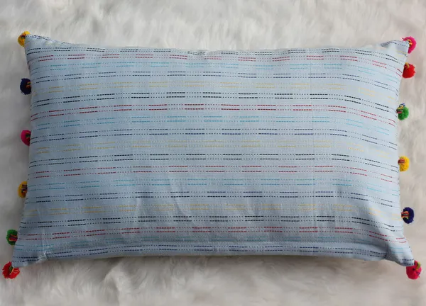 Pack_of_2_Piece_Cotton_Sky_Blue_Sprinkles_Multicolour_PomPom_Collection_Cushion_&_Pillow_Cover-for_Living_Room_and_Bedroom