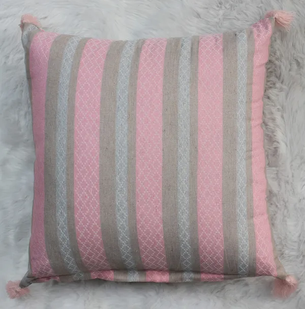 Pack_of_2_Piece_Cotton_Beige_Pink_Wonders_Weaved_Stripe_Collection_Cushion_&_Pillow_Cover-for_Living_Room_and_Bedroom