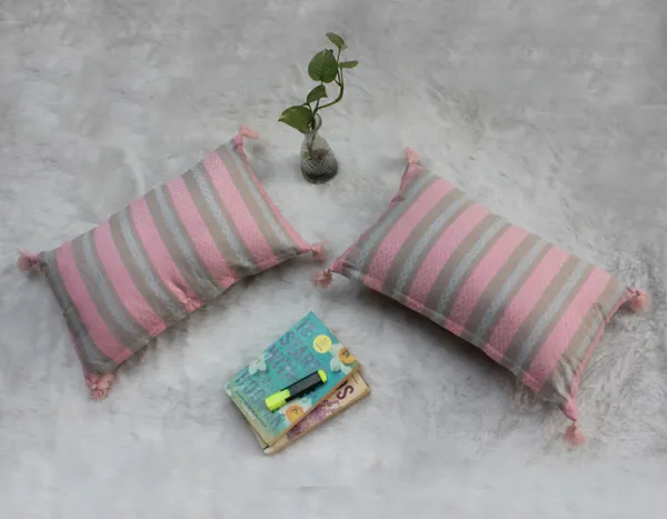 Pack_of_2_Piece_Cotton_Beige_Pink_Wonders_Weaved_Stripe_Collection_Cushion_&_Pillow_Cover-for_Living_Room_and_Bedroom