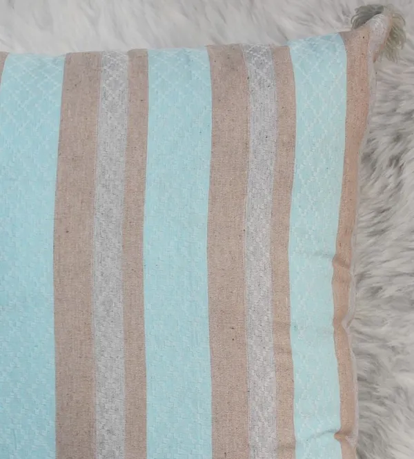 Pack_of_2_Piece_Cotton_Beige_Aqua_Wonders_Weaved_Stripe_Collection_Cushion_&_Pillow_Cover-for_Living_Room_and_Bedroom