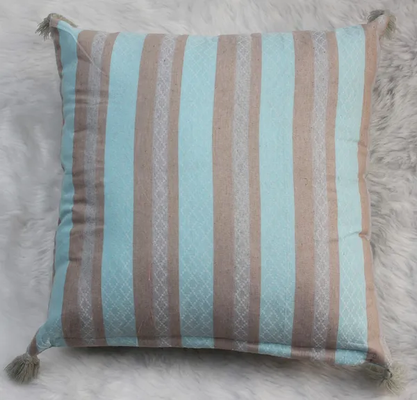 Pack_of_2_Piece_Cotton_Beige_Aqua_Wonders_Weaved_Stripe_Collection_Cushion_&_Pillow_Cover-for_Living_Room_and_Bedroom