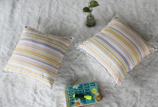 Pack_of_2_Piece_Cotton_Yellow_Candy_Stripe_Pompom_Collection_Cushion_&_Pillow_Cover-for_Living_Room_and_Bedroom