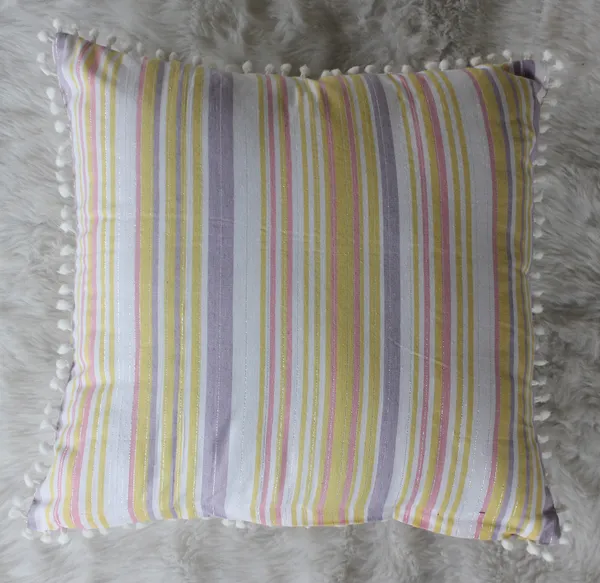 Pack_of_2_Piece_Cotton_Yellow_Candy_Stripe_Pompom_Collection_Cushion_&_Pillow_Cover-for_Living_Room_and_Bedroom