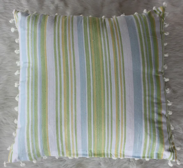 Pack_of_2_Piece_Cotton_Green_Candy_Stripe_Pompom_Collection_Cushion_&_Pillow_Cover-for_Living_Room_and_Bedroom