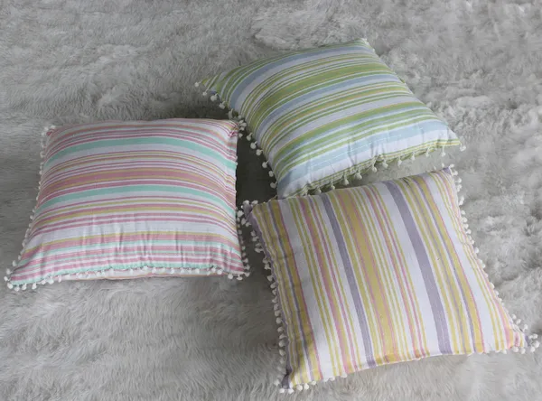 Pack_of_2_Piece_Cotton_Green_Candy_Stripe_Pompom_Collection_Cushion_&_Pillow_Cover-for_Living_Room_and_Bedroom