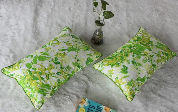 Pack_of_2_Piece_Cotton_Green_Rosy_Reflections_Collection_Cushion_&_Pillow_Cover-for_Living_Room_and_Bedroom