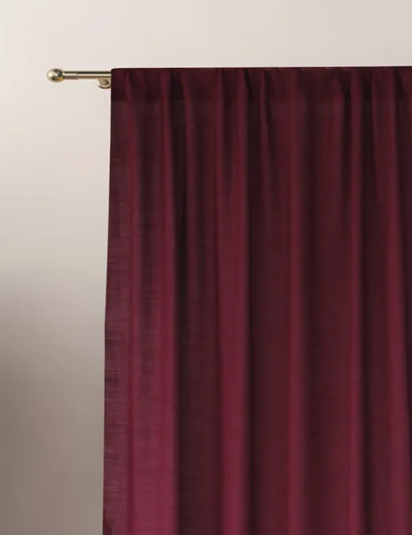 Pack_of_2_Cotton_Burgandy_Sheer_Summer_fun_Rod_Pocket_Curtain_Set_for_Window_and_Door