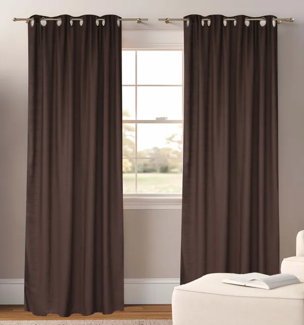 Pack_of_2_Cotton_Brown_Sheer_Summer_fun_Grommet_Curtain_Set_for_Window_and_Door