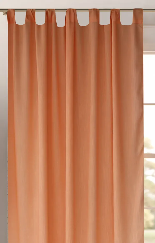Pack_of_2_Cotton_Peach_Sheer_Summer_fun_Tab_Top_Curtain_Set_for_Window_and_Door