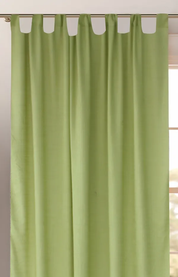Pack_of_2_Cotton_Peasta_Green_Sheer_Summer_fun_Tab_Top_Curtain_Set_for_Window_and_Door