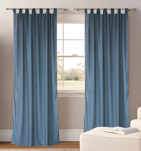Pack_of_2_Cotton_Steel_Grey_Sheer_Summer_fun_Tab_Top_Curtain_Set_for_Window_and_Door