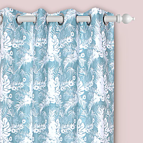 Dekor_World_2_Piece_Cotton_Aqua_Autumn_Leafs_Printed_Eyelet_Curtain_Set-110x275cm_(4x9Feet)_Long_Curtain-For_Bedroom_and_Living_Room