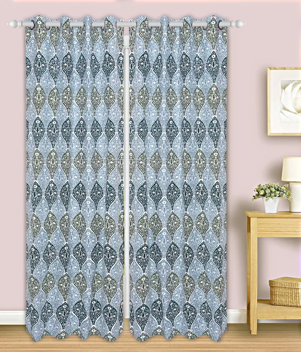 Dekor_World_2_Piece_Cotton_Blue_Amrond_Twisted_Printed_Collection_Eyelet_Curtain_Set-110x275cm_(4x9Feet)_Long_Curtain-For_Bedroom_and_Living_Room