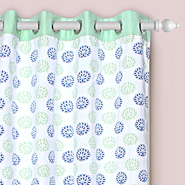 Dekor_World_2_Piece_Cotton_Aqua_Blue_Sunshine_Garden_Printed_Collection_Eyelet_Curtain_Set-110x275cm_(4x9Feet)_Long_Curtain-For_Bedroom_and_Living_Room