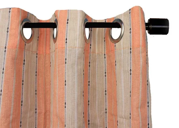 Pack_of_2_Piece_Cotton_Orange_Awning_Stripe_Printed_Grommet_Collection_Curtain_Set-For_Bedroom_and_Living_Room