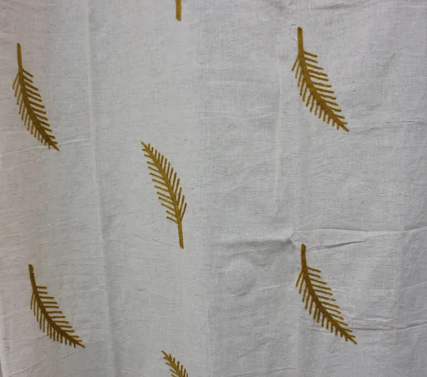 Pack_of_2_Cotton_Yellow_Adornado_leaf_embroidery_Collection_Curtain_Set_for_Window_and_Door