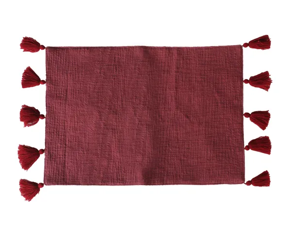 Pack_of_18_Piece_Cotton_Maroon_Merit_Collection_Place_Mat_With_Napkin-For_Dinning_Table,_Center_Room_and_Kitchen