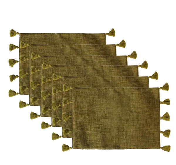 Pack_of_18_Piece_Cotton_Green_Merit_Collection_Place_Mat_With_Napkin-For_Dinning_Table,_Center_Room_and_Kitchen