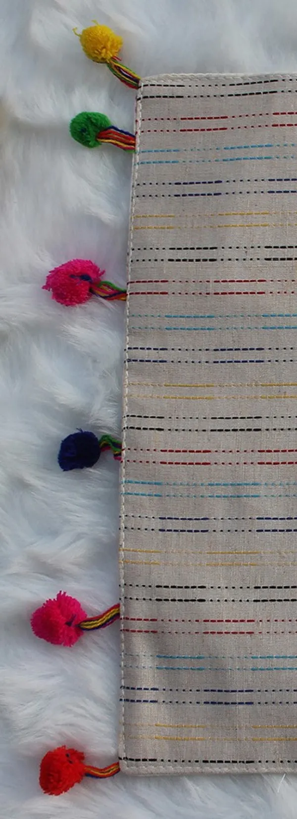 Pack_of_18_Piece_Cotton_Beige_Pastel_Stripe_Pompom_Collection_Place_Mat_With_Napkin-For_Dinning_Table,_Center_Room_and_Kitchen