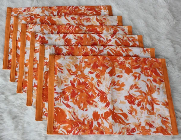 Pack_of_6_Pieces_Cotton_Orange_Rosy_Reflections_Collection_Place_Mat-For_Dinning_Table,_Center_Room_and_Kitchen