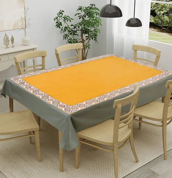 Pack_of_1_Piece_Cotton_Yellow_Mesh_Jacquard_Collection_Table_Cover-For_Dining_&_Center_Table