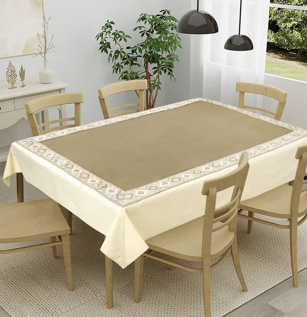 Pack_of_1_Piece_Cotton_Beige_Mesh_Jacquard_Collection_Table_Cover-for_Dining_and_Center_Table