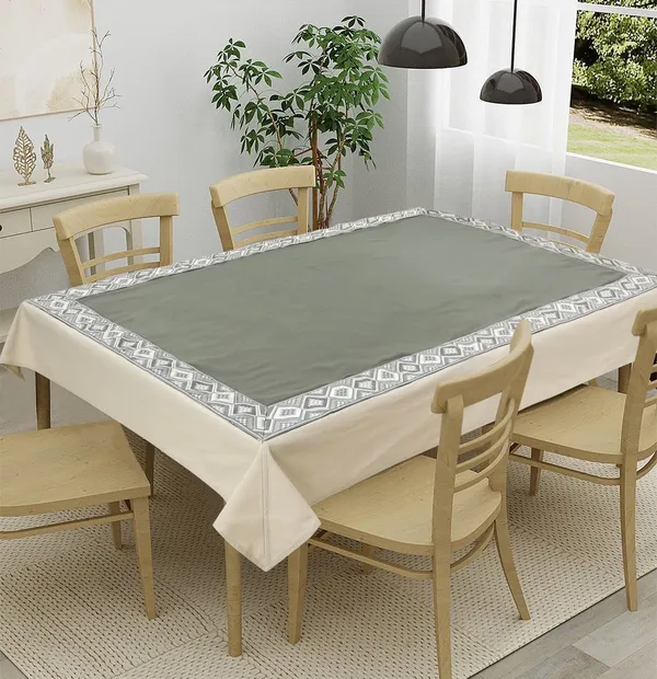 Pack_of_1_Piece_Cotton_Silver_Mesh_Jacquard_Collection_Table_Cover-for_Dining_and_Center_Table