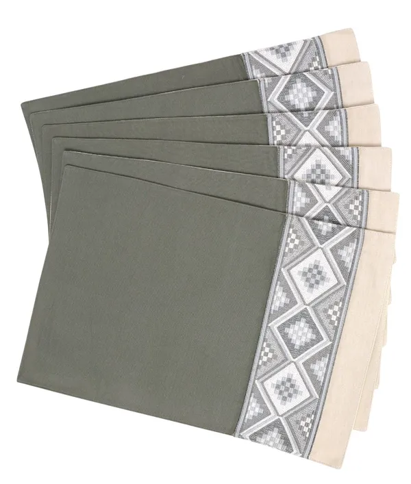 Pack_of_5,7_&_9_Cotton_Silver_Mesh_Jacquard_Collection_Table_Cover_With_Place_Mat-for_Dining_and_Center_Table