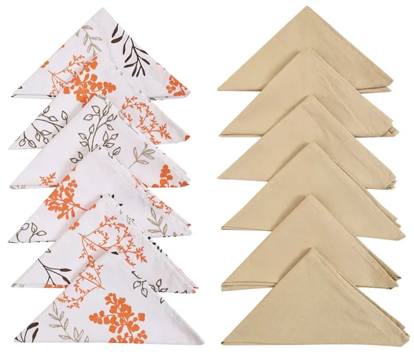 Pack_of_13,19_&_25_Cotton_Orange_Bloom_Bliss_Printed_Collection_With_Place_Mat_&_Napkins-for_Dining_and_Center_Table