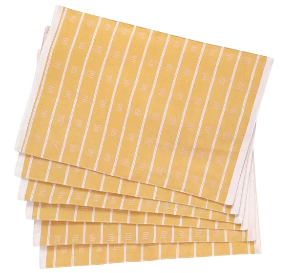 Pack_of_5,7,9_Cotton_Yellow_Check_Reflection_Collection_Table_Cover_With_Place_Mat-for_Dining_and_Center_Table