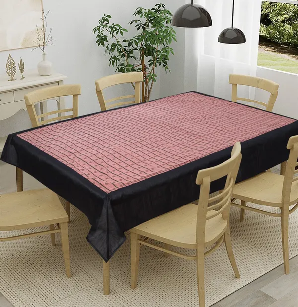Pack_of_1_Piece_Cotton_Copper_Single_Check_Reflection_Collection_Table_Cover-For_Dining_&_Center_Table