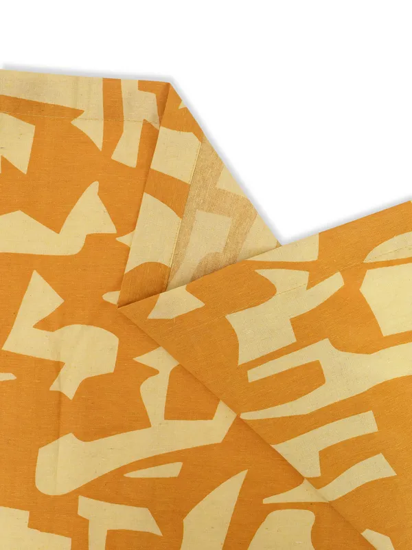 Pack_of_2_Cotton_Sunshine_Yellow_Urban_abstract_Collection_Eyelet_Curtain_Set_for_Window_and_Door