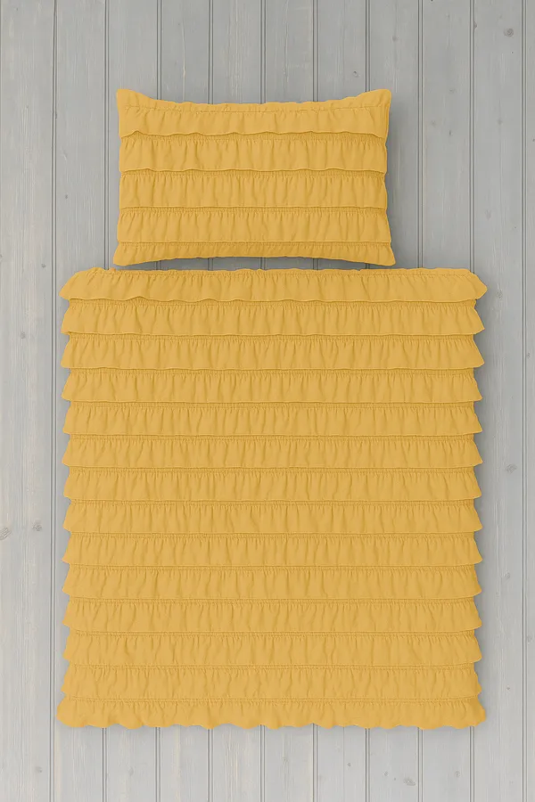 Pack_of_2_&_3_Pieces_Cotton_Ruffle_King_Single_Bedsheet_With_Pieces_Pillow_Cover_for_Bedroom,_Guest_Room,_Kids_Room