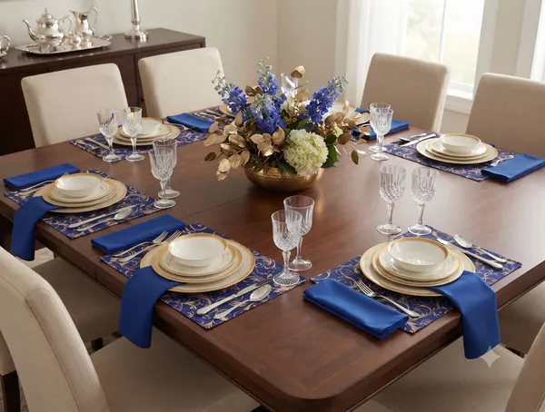 Pack_of_18_Pieces_Cotton_Blue_Gold_Printed_Place_Mat_With_Napkin_for_Dining_and_Center_Table