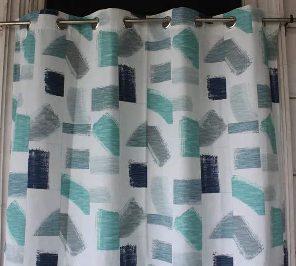 Pack_of_2_Pieces_Polyester_Blue_Geometry_Abstract_Digital_Print_Eyelet_Curtain_Set_For_Bedroom_and_Living_Room