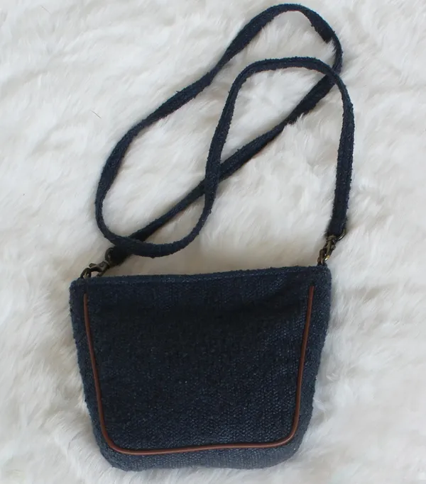 Pack_of_1_Piece_Polyester_Blue_Delta_Boucle_Collection_Sling_Bag_for_Girl_and_Women