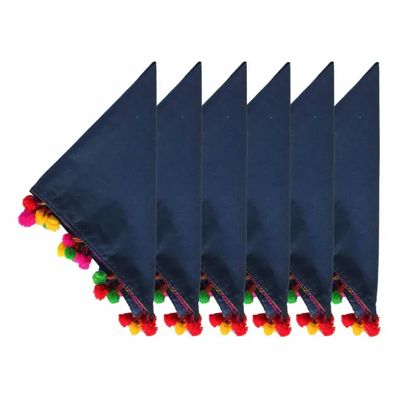 Pack_of_6_Pieces_Cotton_Blue_Multi_Pompom_Napkin_Set_for_Dining_and_Kitchen