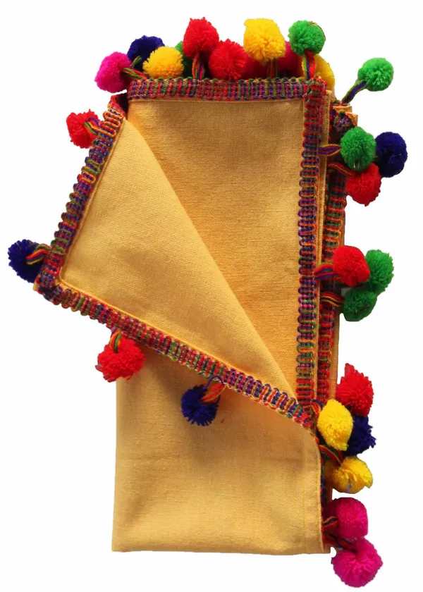 Pack_of_6_Pieces_Cotton_Yellow_Multi_Pompom_Napkin_Set_for_Dining_and_Kitchen