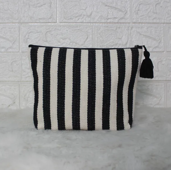 Pack_of_1_Piece_Cotton_Black_Stripe_Villa_Collection_Multi_Utility_Pouch_for_Men,_Women,_Girl,_Boy,_Cosmetic_Bag,_Makeup_Bags,_Travel_Accessories_Organizer