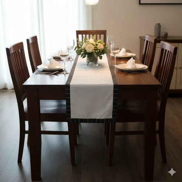 Pack_of_1_Piece_Cotton_White_Harmony_Sequence_Collection_Table_Runner-For_Dining_&_Center_Table